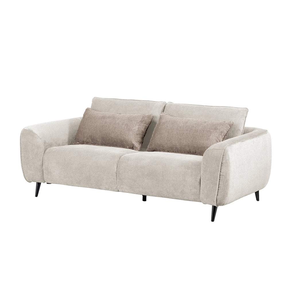 背もたれ可動 ハイバック切替 2人掛けソファ ベージュ | エルピア