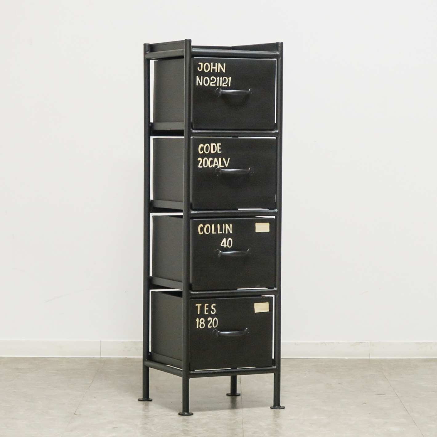 【6/6まで出品】6杯引出チェスト MSG 収納家具 スチール ienowa（イエノワ） スチールチェスト縦型6杯引出 イエノワチェスト