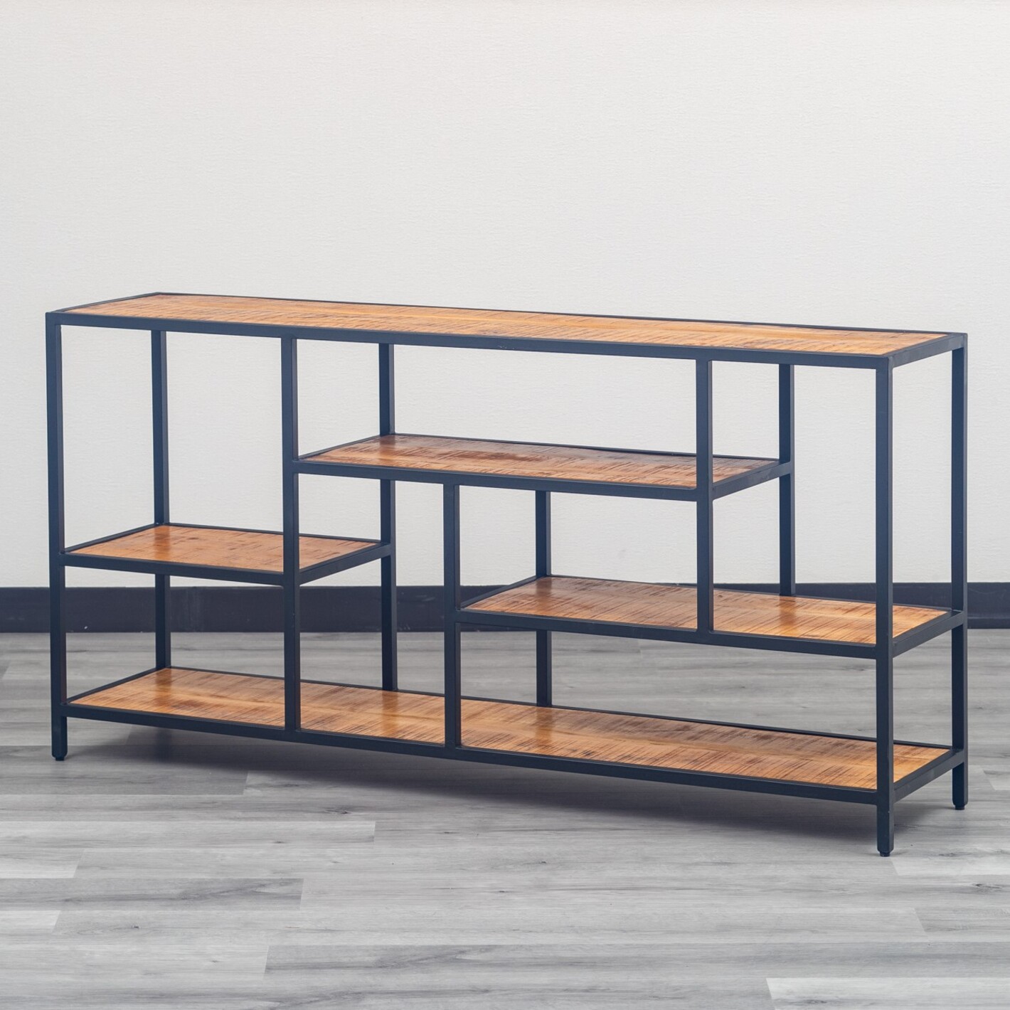 Natural Signature】ミラーラック オープンラック シェルフ Natural