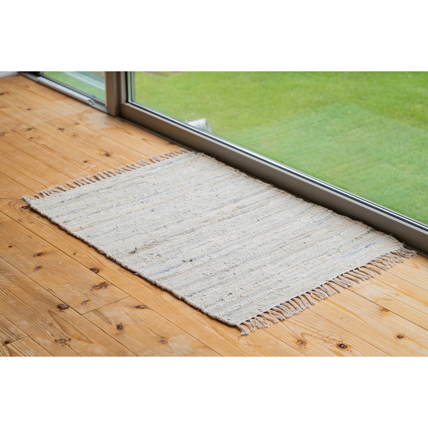 ツイストシャギーラグ　レーベン2　シルバー　130×185cm　新品未使用 当店オリジナル商品】手洗いで洗える。国産高機能ラグ『レーベン