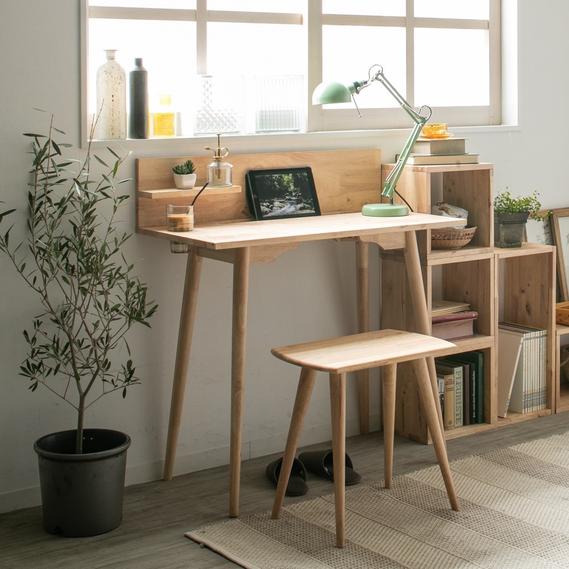 デスク　机 Amazon | 机、L字型デスク、リバーシブル棚付き47インチコンピューター