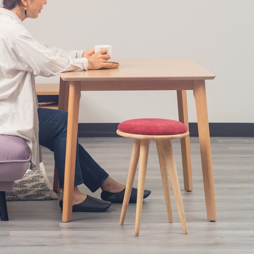 ラウンドスツールⅡ青NATURAL SIGNATURE 3875AS | LIVINS MEET