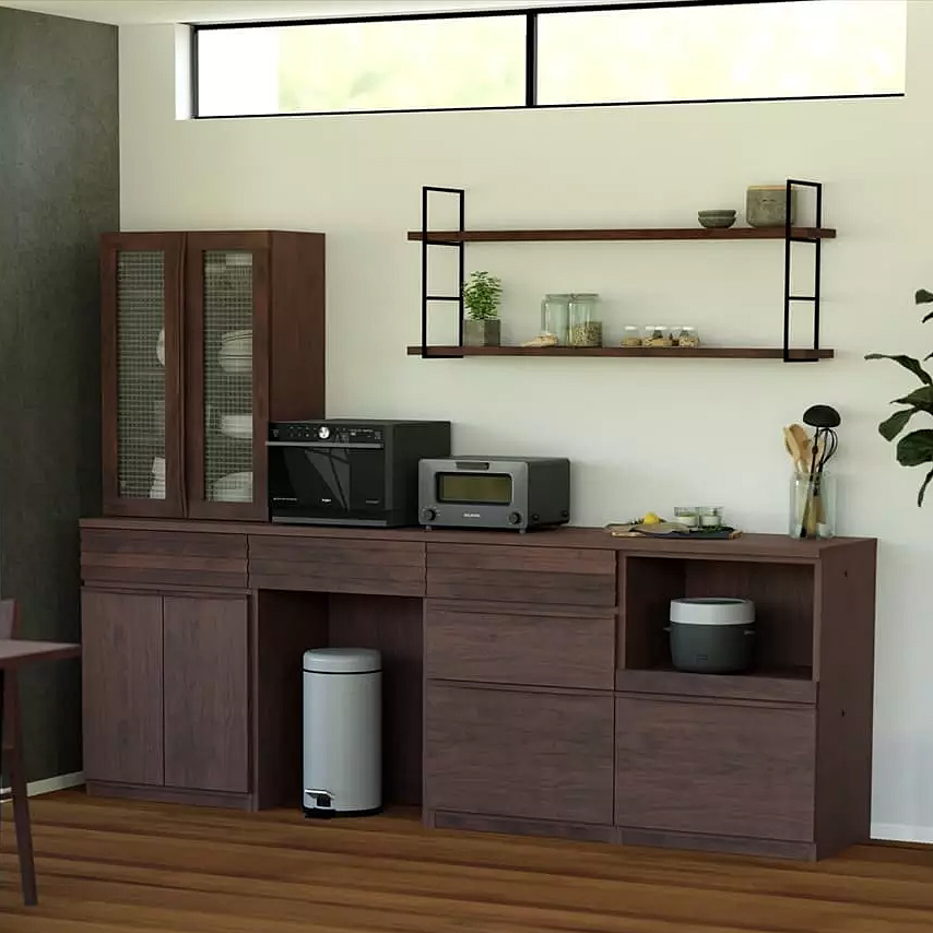 組合せ自由な国産キッチンボード/60扉上台 ノーヴァⅡ NA