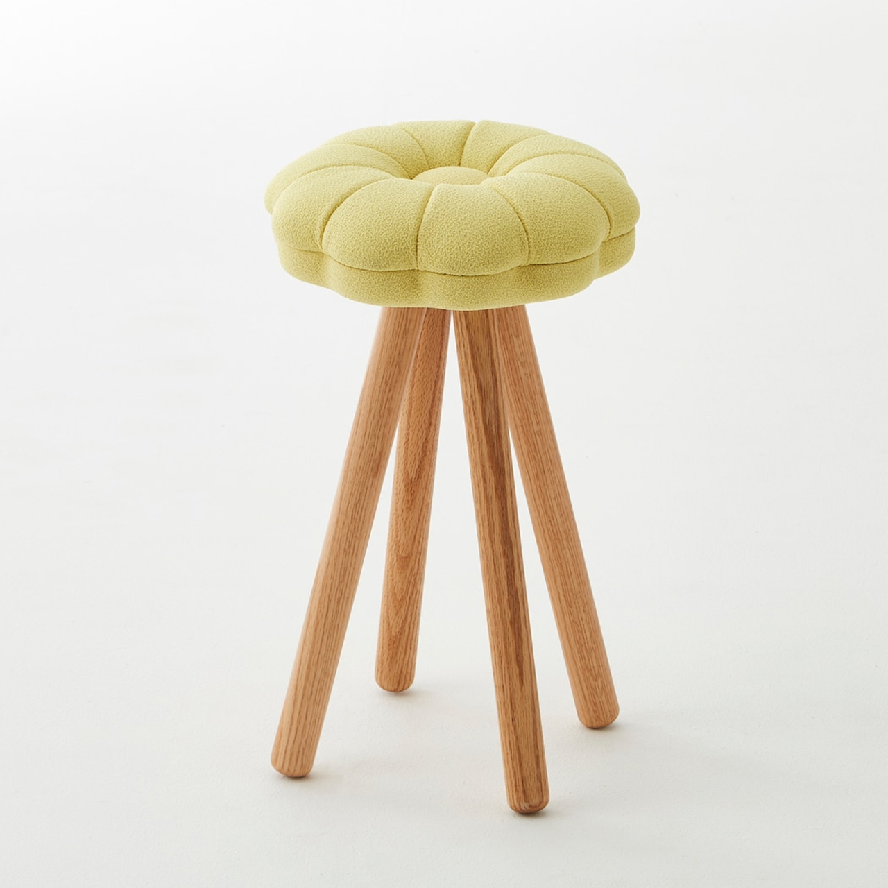 日本古来の花をモチーフにした和風スツール H45cm/モナカスツール kiku