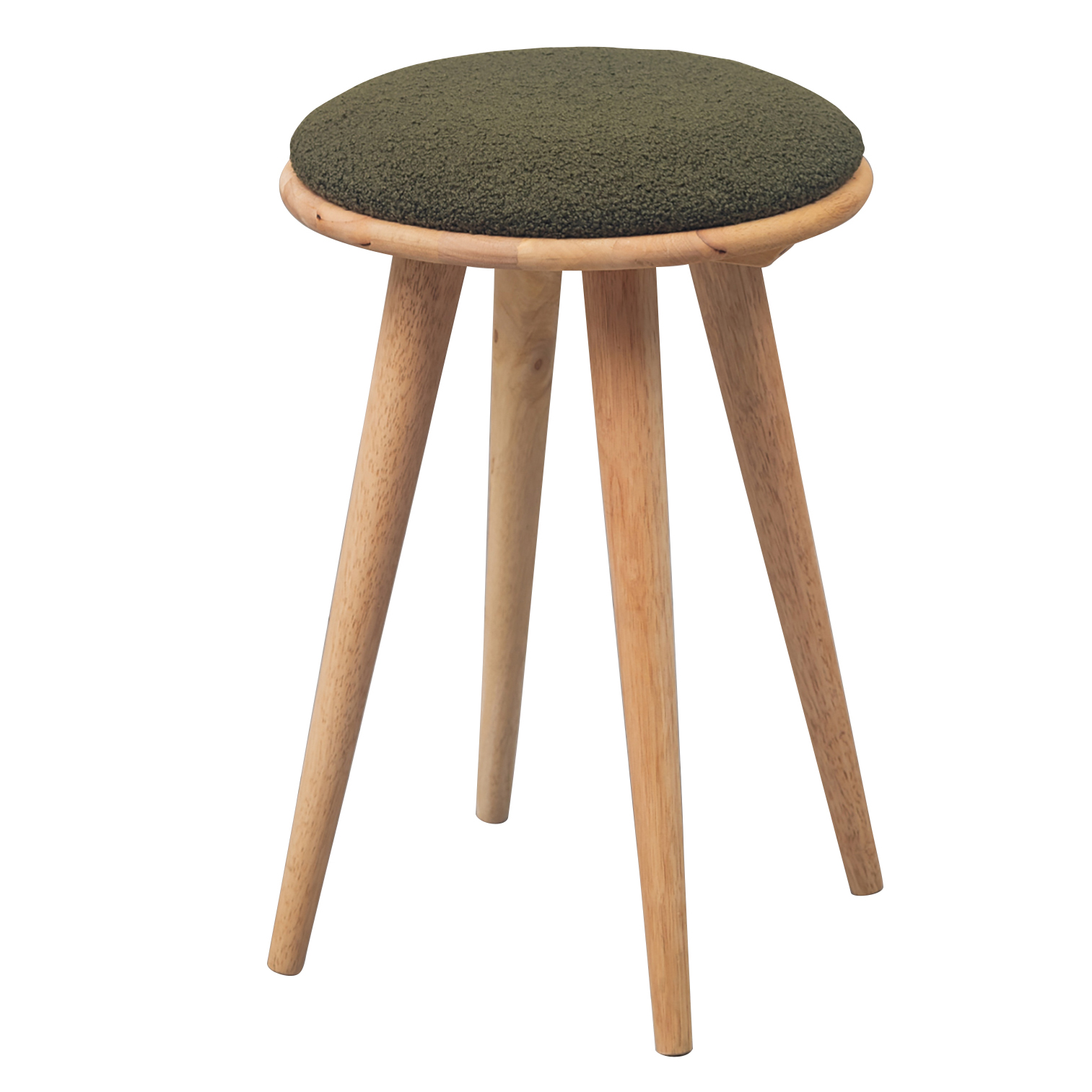 手作り　天然木の丸型ブラウンスツール10 木製円形スツール ブラウン ハンドメイド 手作り 飾り棚 テーブル 楽天