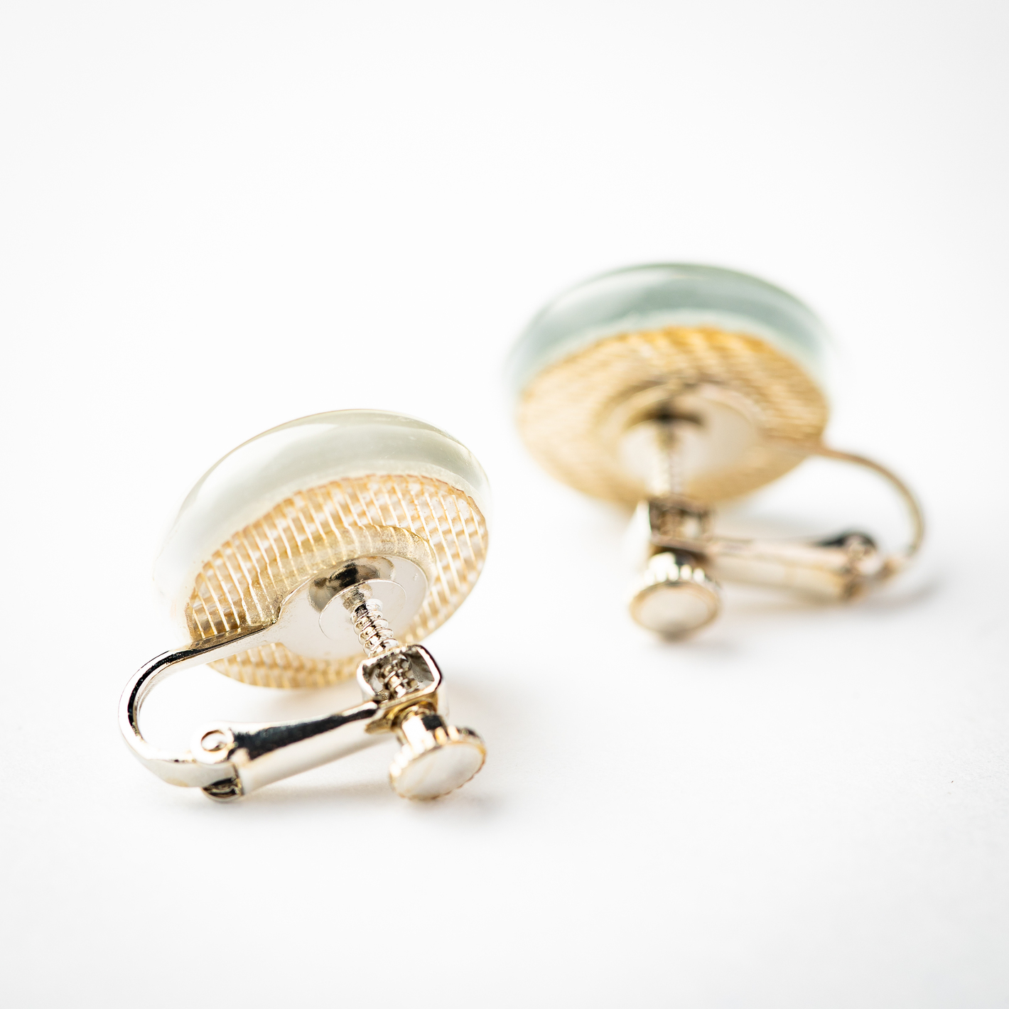 佐賀錦のガラスアクセサリー イヤリング 銀糸 | マルノイチ│職人