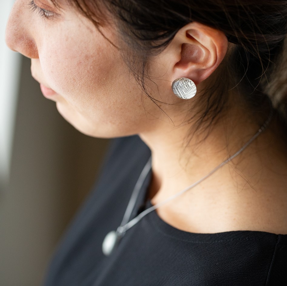 作家の ⭐銀のイヤリング 佐賀錦のガラスアクセサリー イヤリング 銀糸 | マルノイチ│職人