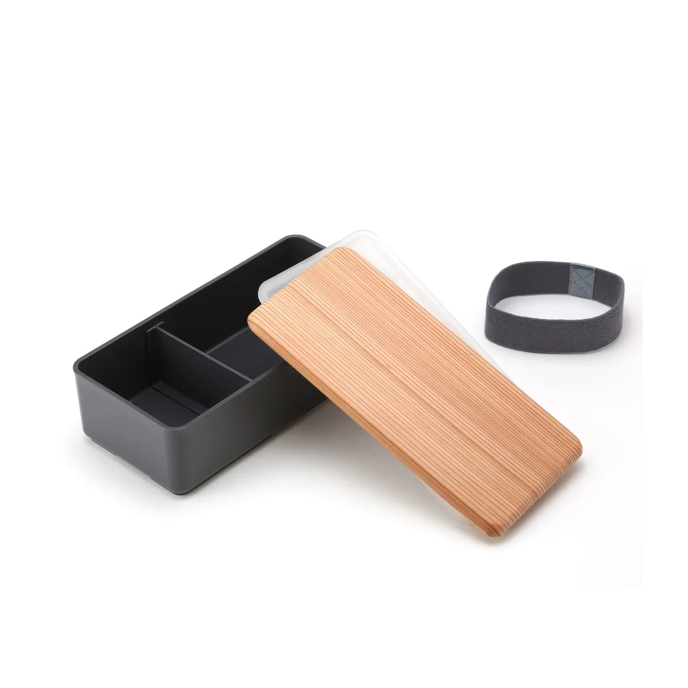 電子レンジ対応 木製蓋のお弁当箱 500ml 女性向けサイズ / 古代杉